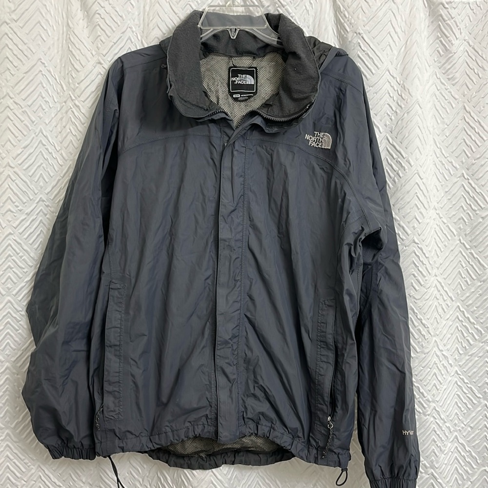 The North Face Men’s Gray‎ Windbreaker Hyvent Jacket Size Medium